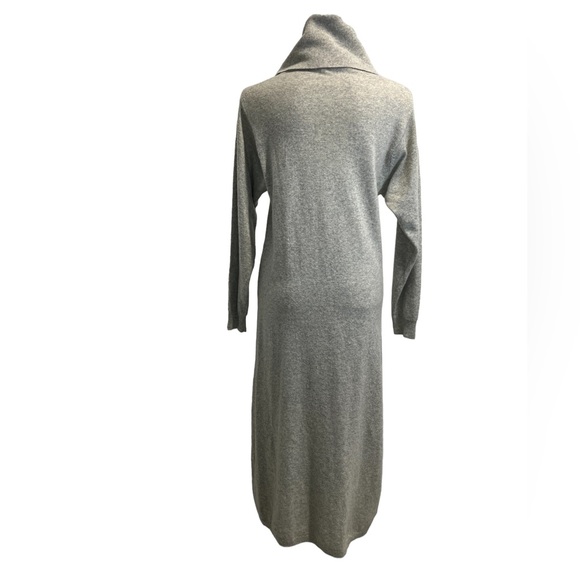 William Kasper California 100% Cashmere Turtle Neck Gray Dress - Picture 9 of 10